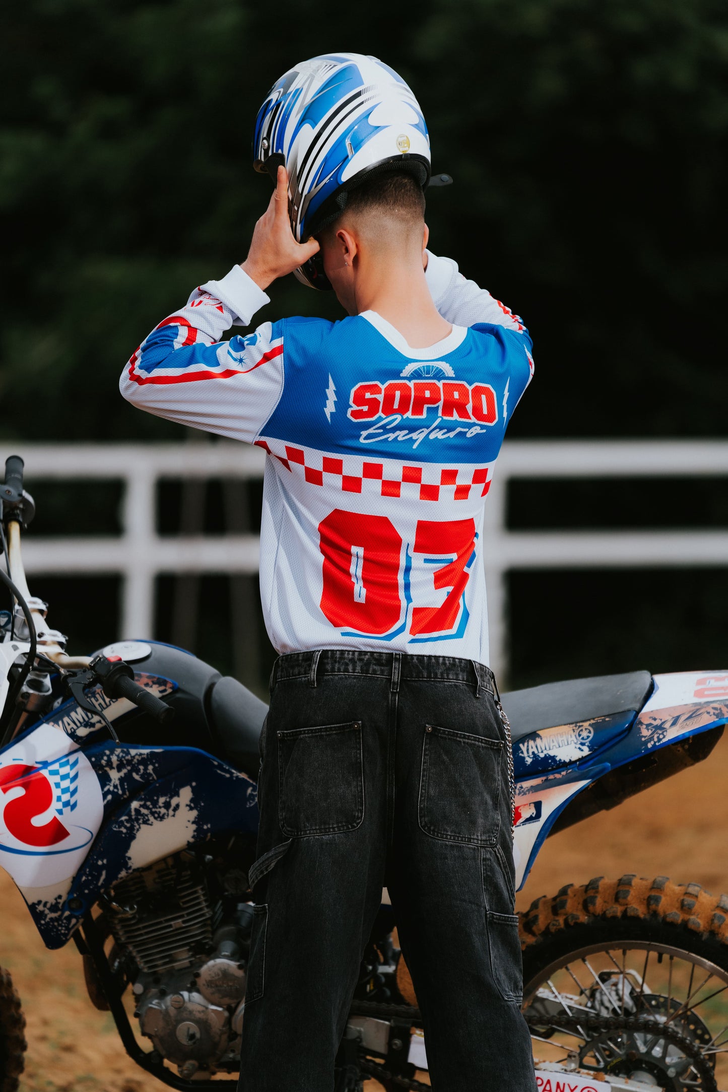 CAMISETA MANGA LONGO SOPRO " MOTOCROSS "