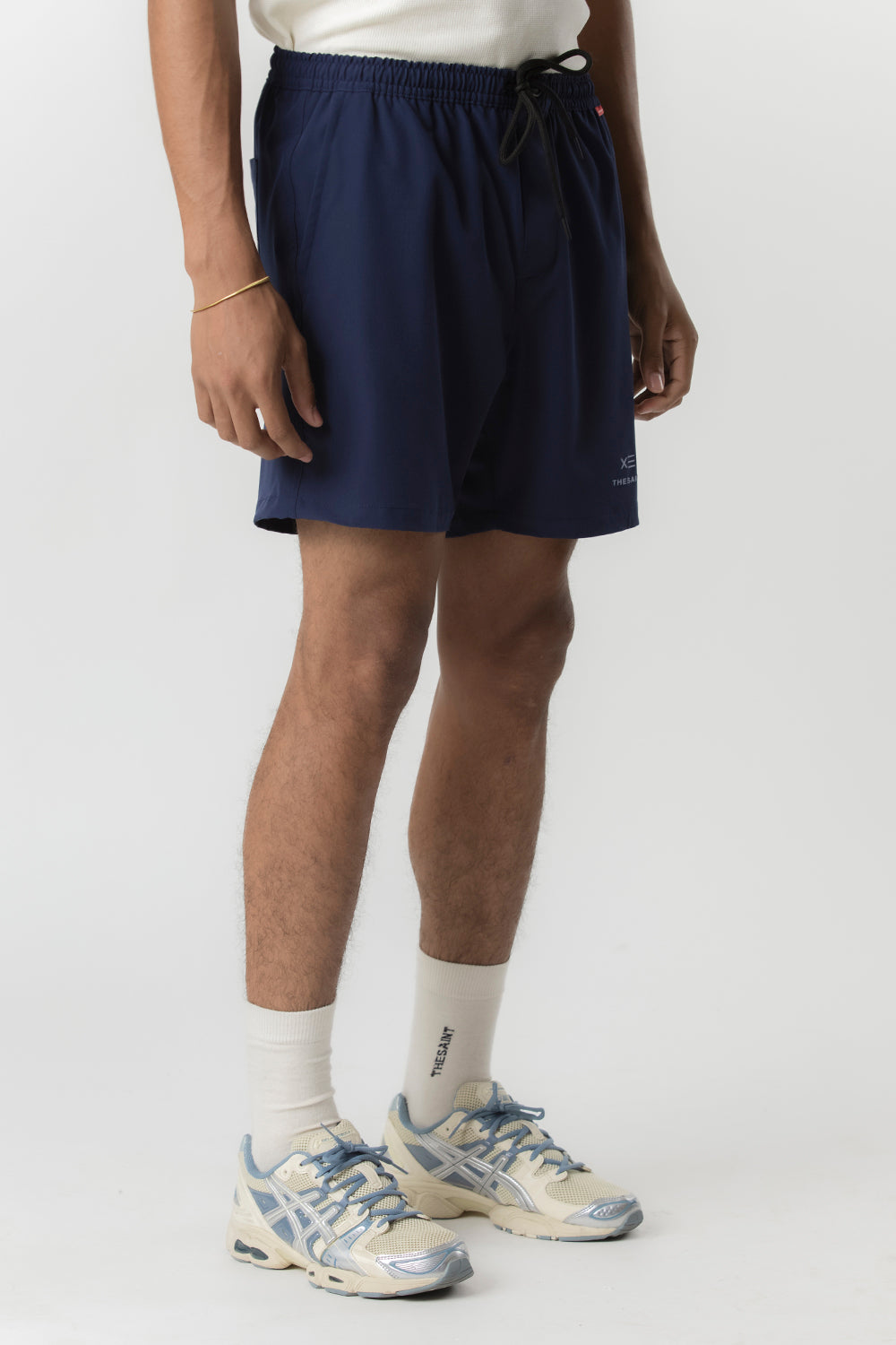 SHORTS THESAINT MAFIA " NYLON FLAG - NAVY "