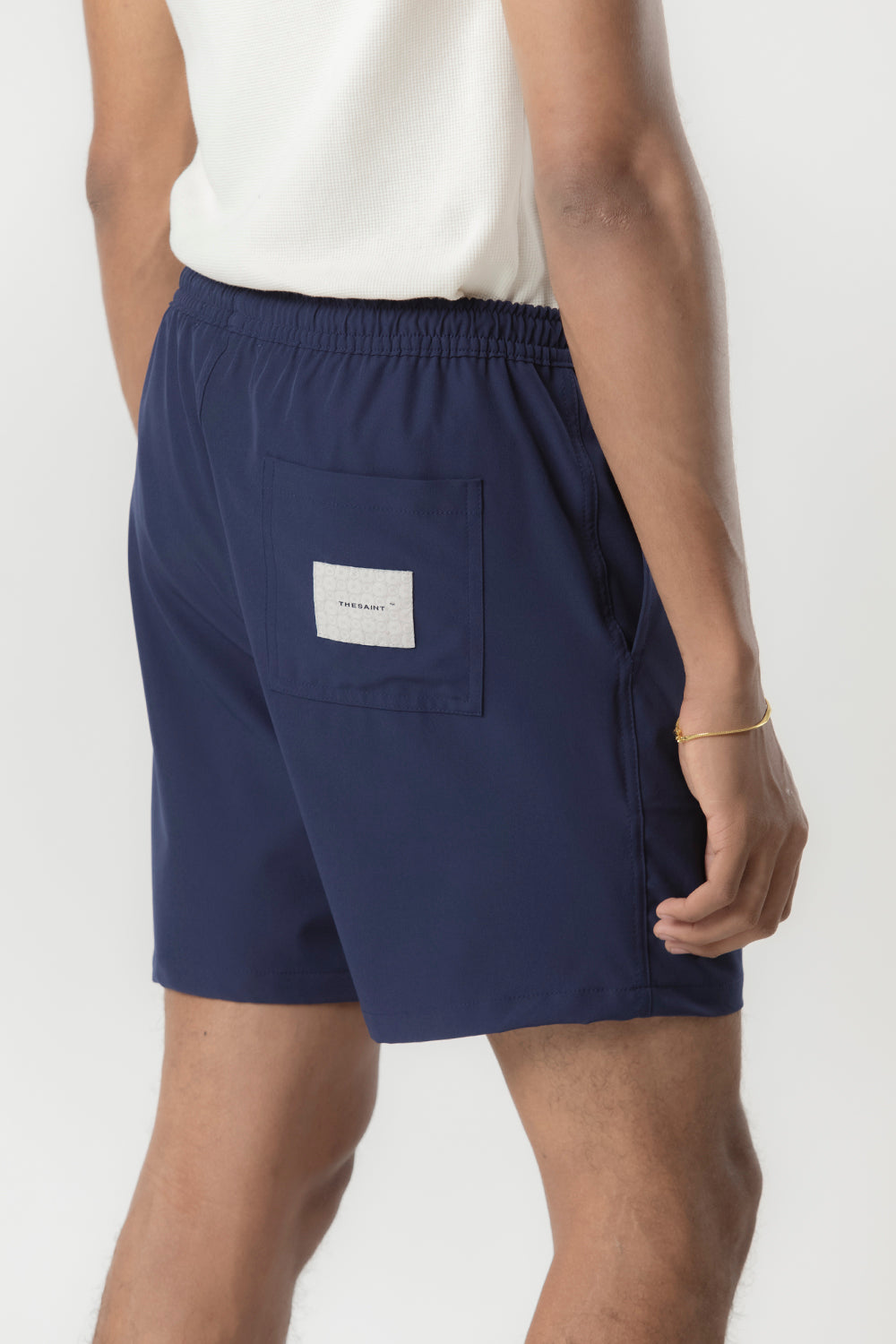 SHORTS THESAINT MAFIA " NYLON FLAG - NAVY "