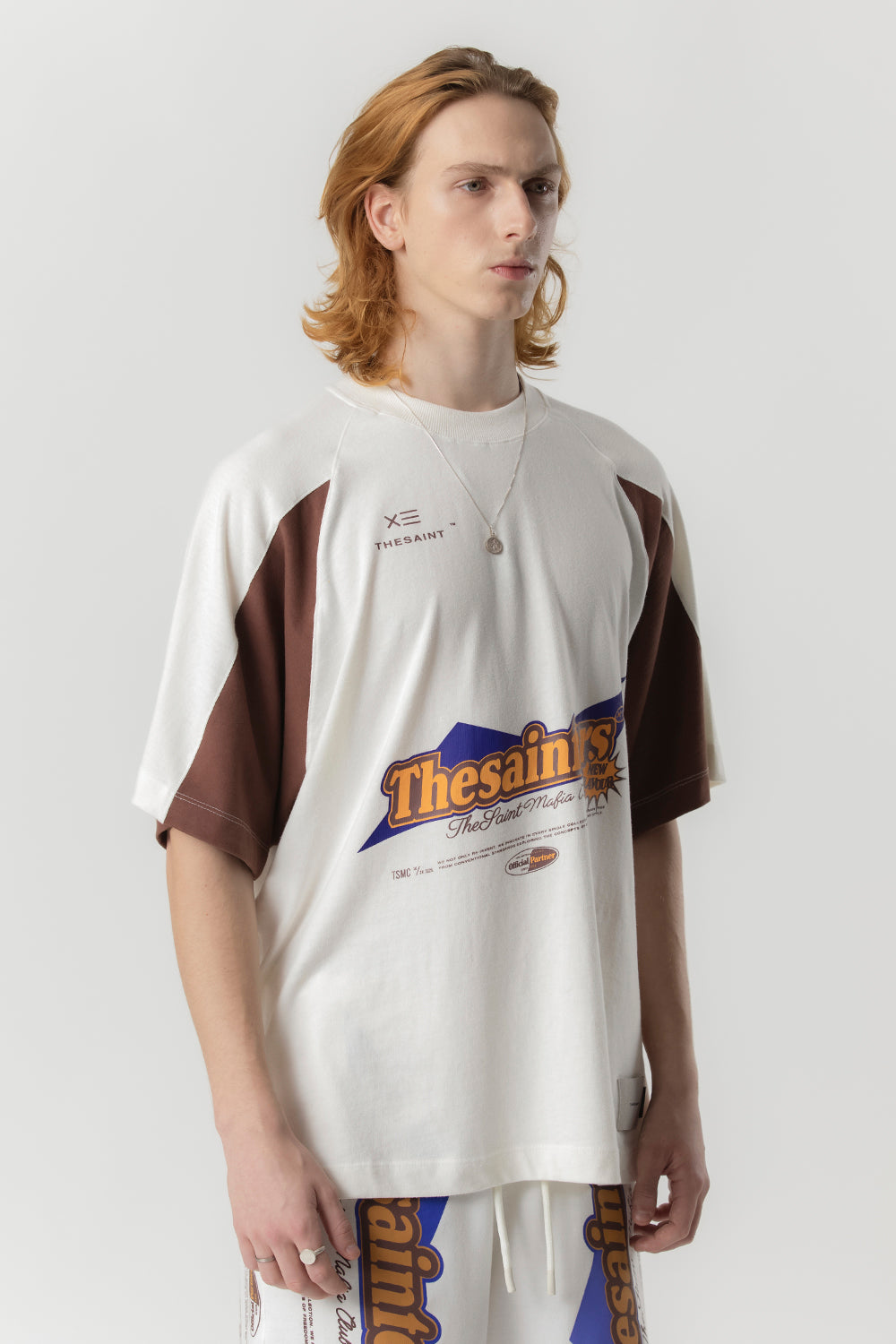 CAMISETA THESAINT MAFIA " T-SHIRT OVERSIZED THE SAINTERS - OFF WHITE "