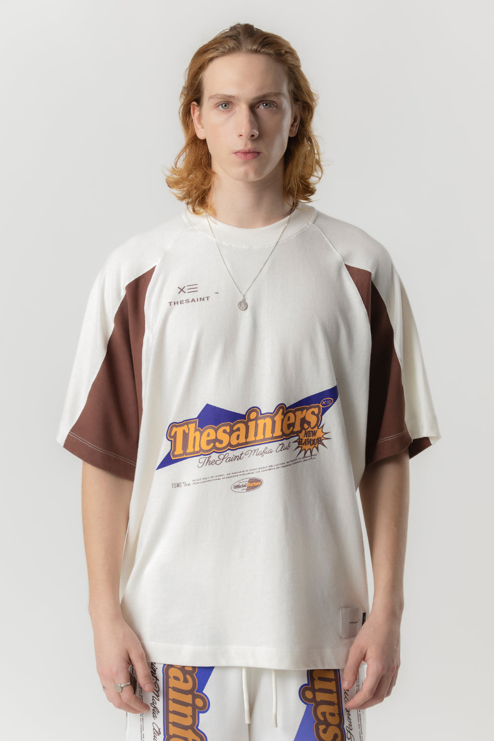 CAMISETA THESAINT MAFIA " T-SHIRT OVERSIZED THE SAINTERS - OFF WHITE "