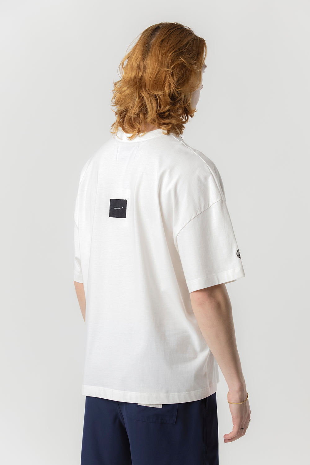 CAMISETA THESAINT MAFIA " OVERSIZED TSM NAVY - OFF WHITE "