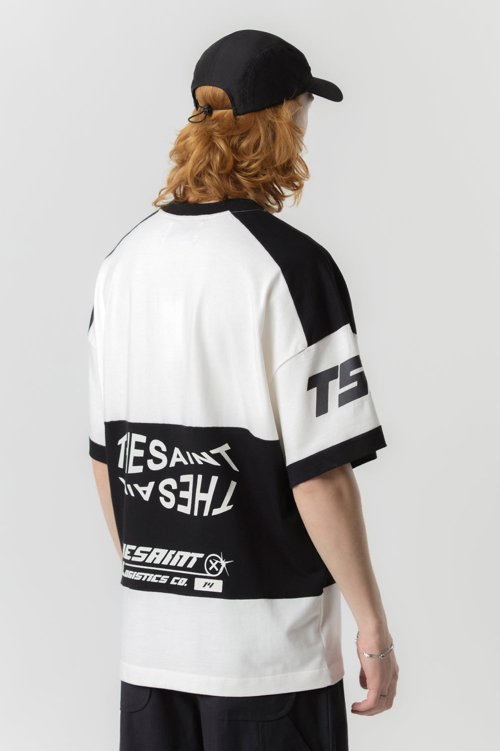 CAMISETA THESAINT MAFIA " OVERSIZED LOGO OBSESSION - OFF WHITE "