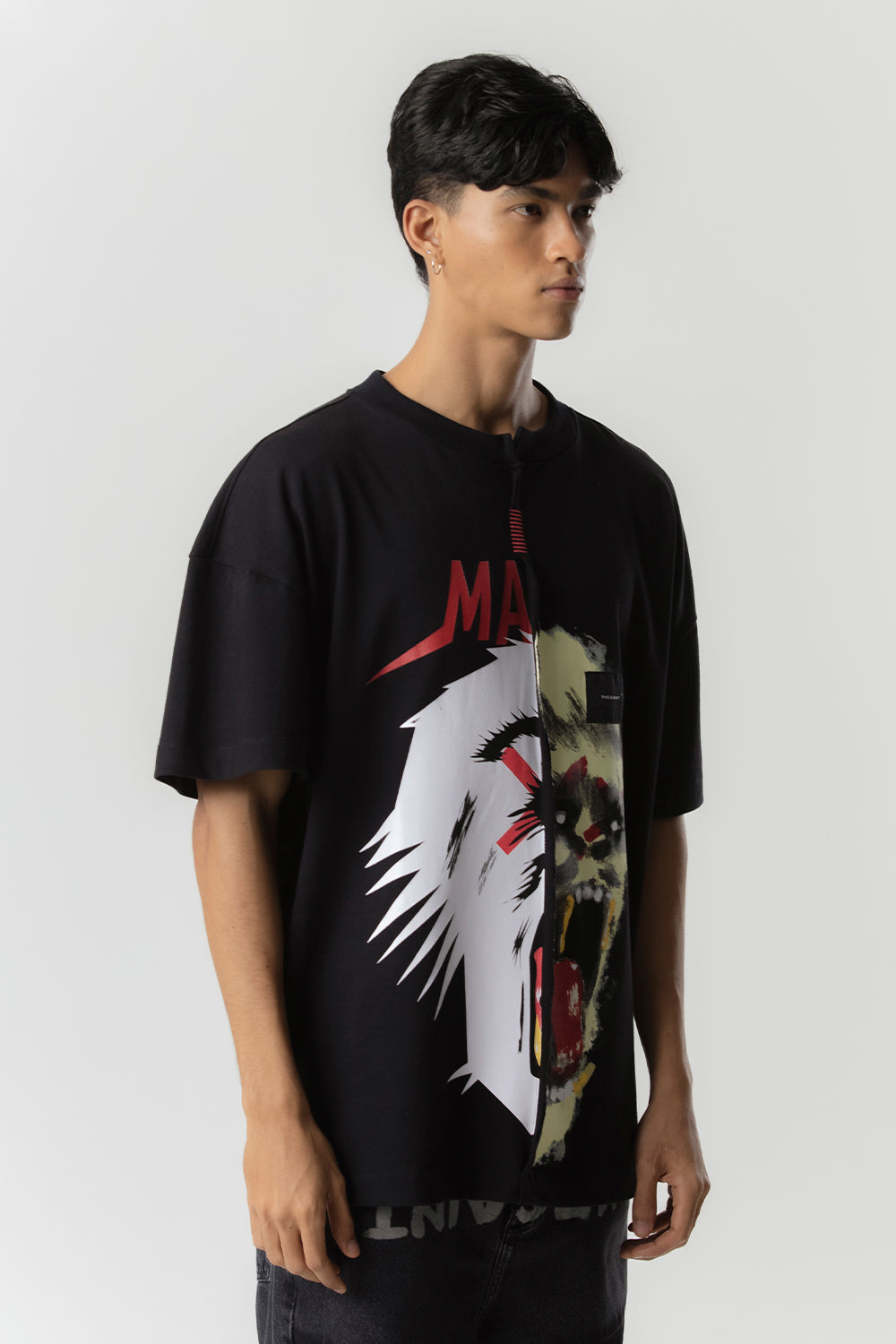 CAMISETA THESAINT MAFIA " T-SHIRT OVERSIZED ENCONTRO GORILLA - BLACK "