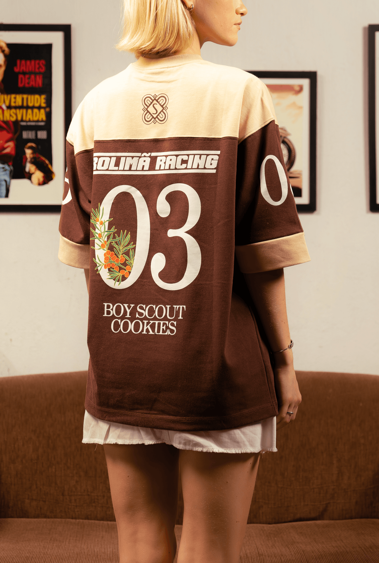 CAMISETA SOPRO " ROLIMÃ RACING BROWN "