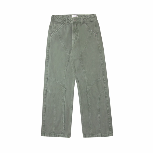 CALÇA APHASE " TRIM PANTS - STONED GREEN "