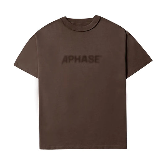 CAMISETA APHASE " BLUR T-SHIRT - WASHED BROWN "
