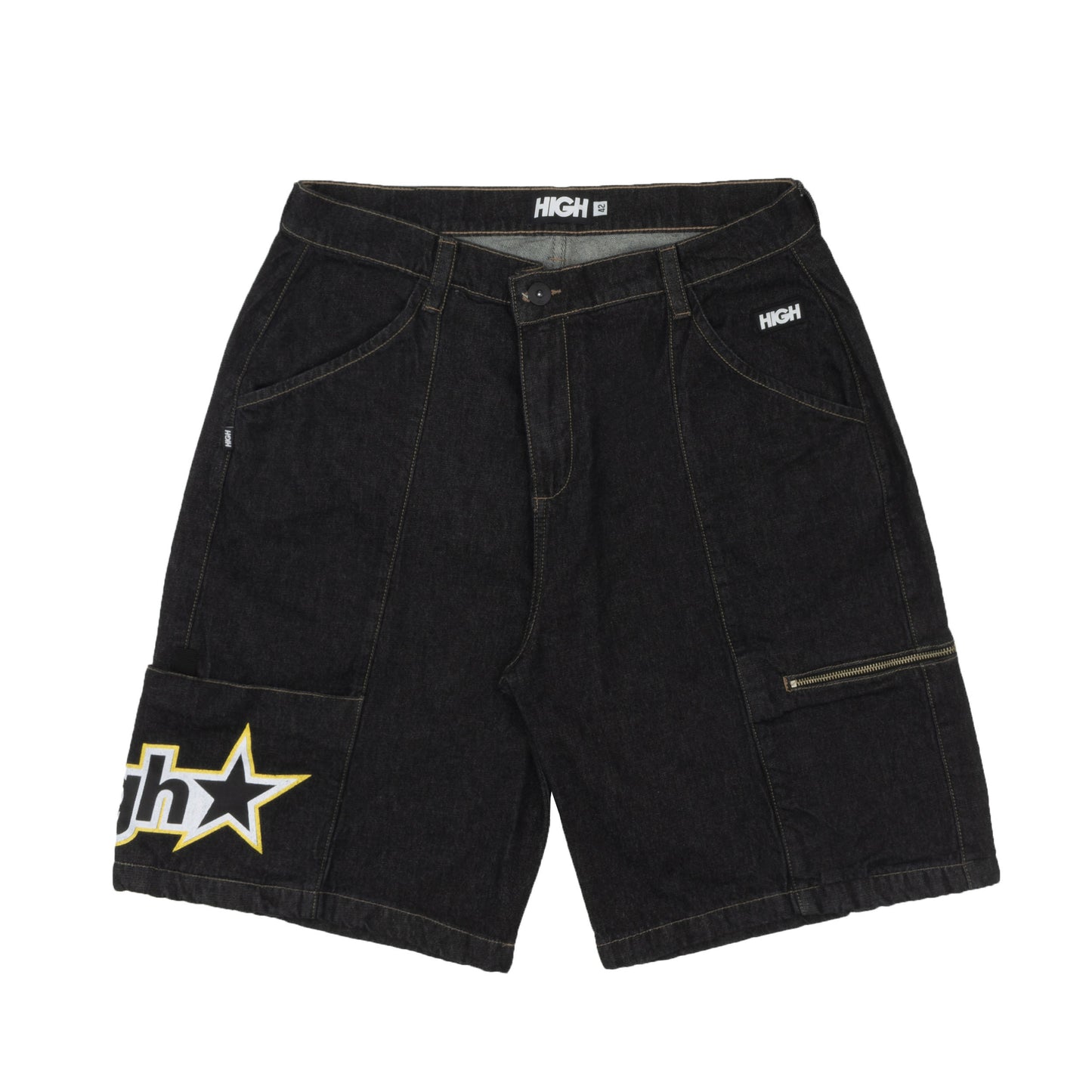 SHORTS JEANS HIGH " HIGHSTAR BLACK "