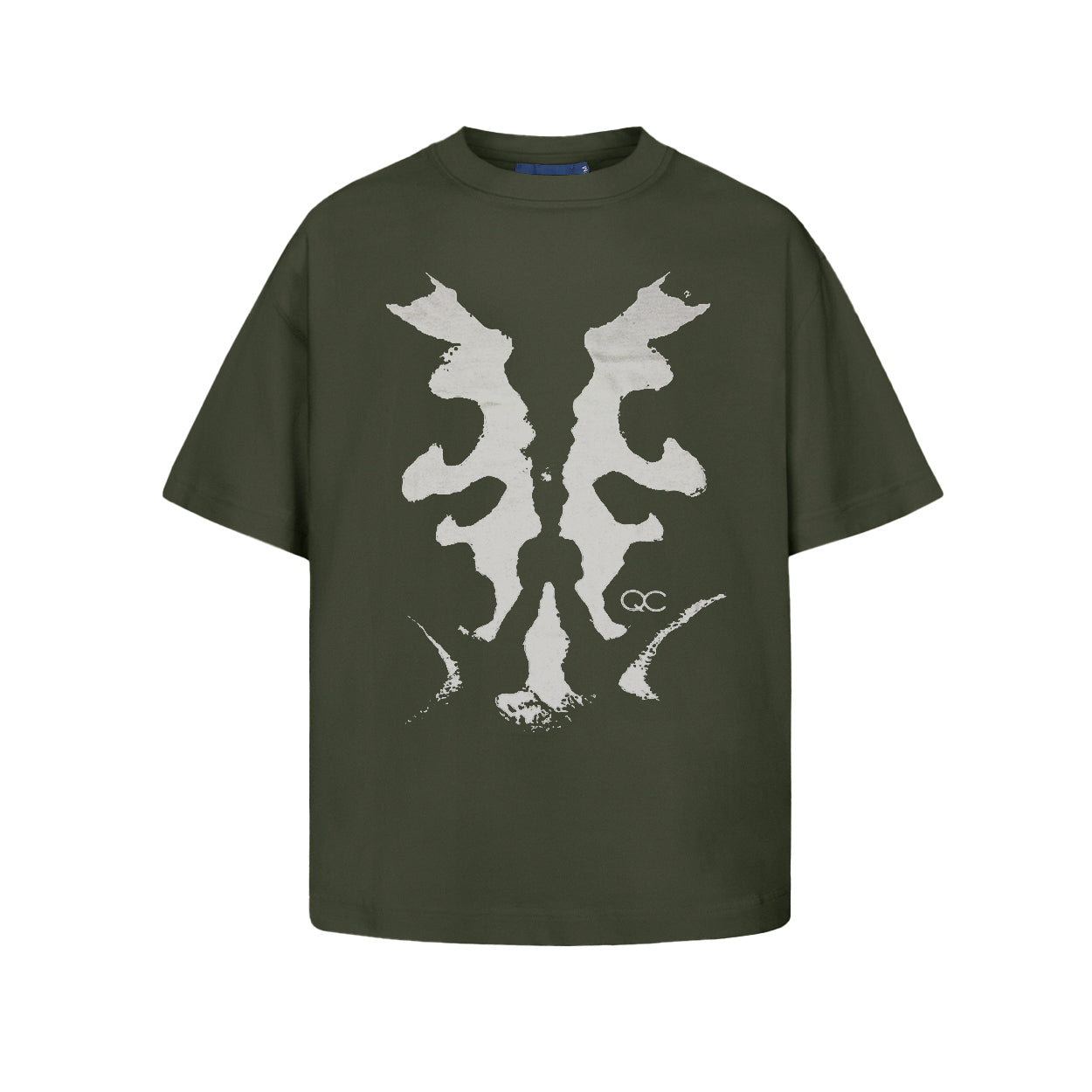 CAMISETA QUADRO CREATIONS " RORSCHACH BOXY VERDE "